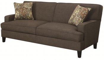 Finley Sofa 503581 in Chocolate by Coaster w/FREE 3PC Table Set [CRS-503581 Finley Sofa]
