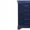 Charlie Bedroom Set 5Pc in Blue by Global w/Options