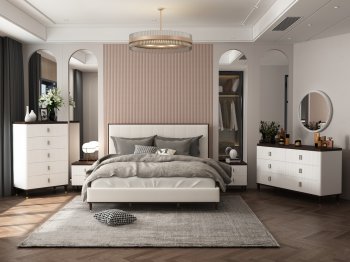 Carena Bedroom BD02027Q in Light Gray by Acme w/Options [AMBS-BD02027Q Carena]