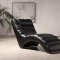 Black Top Grain Italian Leather Contemporary 3PC Living Room Set