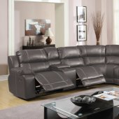 F212B Reclining Sectional Sofa in Belair Elephant by Lifestyle