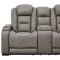 Man-Den Power Motion Sofa 85305 in Gray by Ashley w/Options