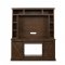 Aksel Entertainment Center w/Fireplace 91628 in Walnut by Acme