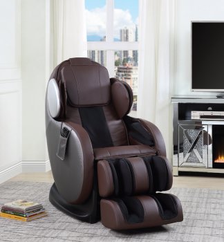 Pacari Massage Chair LV00569 in Chocolate PU by Acme [AMAC-LV00569 Pacari]