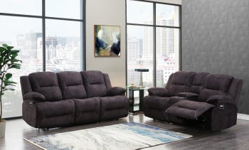 UM08 Motion Sofa in Grey Fabric by Global w/Options [GFS-UM08 Grey]