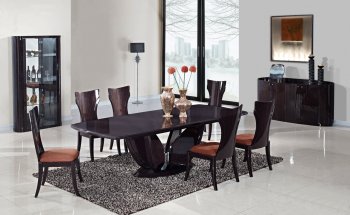 D52 Dining Table in Wenge by Global Furniture USA w/Options [GFDS-D52DT-WENGE]