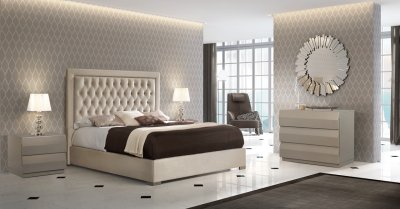 Adagio Bedroom by ESF w/Beige Storage Bed & Options