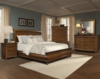 Classic Palais Bedroom by Klaussner in Ginger Spice w/Options [MCBS-400 Palais]