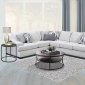 Nicholas Sectional Sofa 511090 in Cream Fabric by Coaster