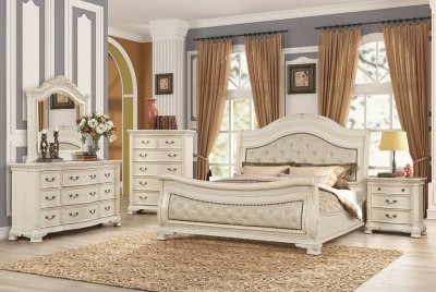 Akane Bedroom BD02071Q in White by Acme w/Options