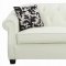 502551 Off White Bonded Leather Sofa by Coaster w/Options