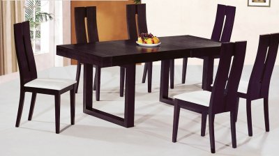 DT6059 Wenge Finish Modern Dinette With Square Legs
