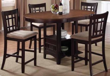 105278 Lavon 5Pc Counter Height Dining Set by Coaster w/Options [CRDS-105278 Lavon]