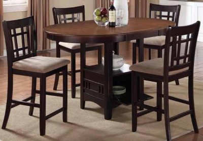 105278 Lavon 5Pc Counter Height Dining Set by Coaster w/Options