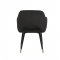 Applewood Accent Chair 59854 Set of 2 in Black Velvet by Acme