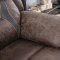 Flint Recliner Sofa CM6565 in Brown Fabric-Like Vinyl w/Options