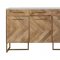 951138 Accent Cabinet in Natural by Coaster w/Marble Top