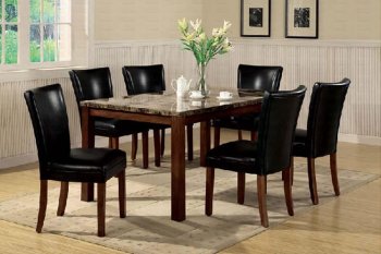 Telegraph Dining Table Set 5Pc 120310 in Rich Cherry - Coaster [CRDS-120310-Telegraph]