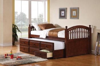 400381T Daybed by Coaster in Cappuccino w/Trundle [CRKB-400381T]