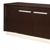 High Gloss Finish Dark Wenge Color Contemporary Buffet