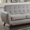 Essick II Sectional Sofa 53045 in Gray PU by Acme