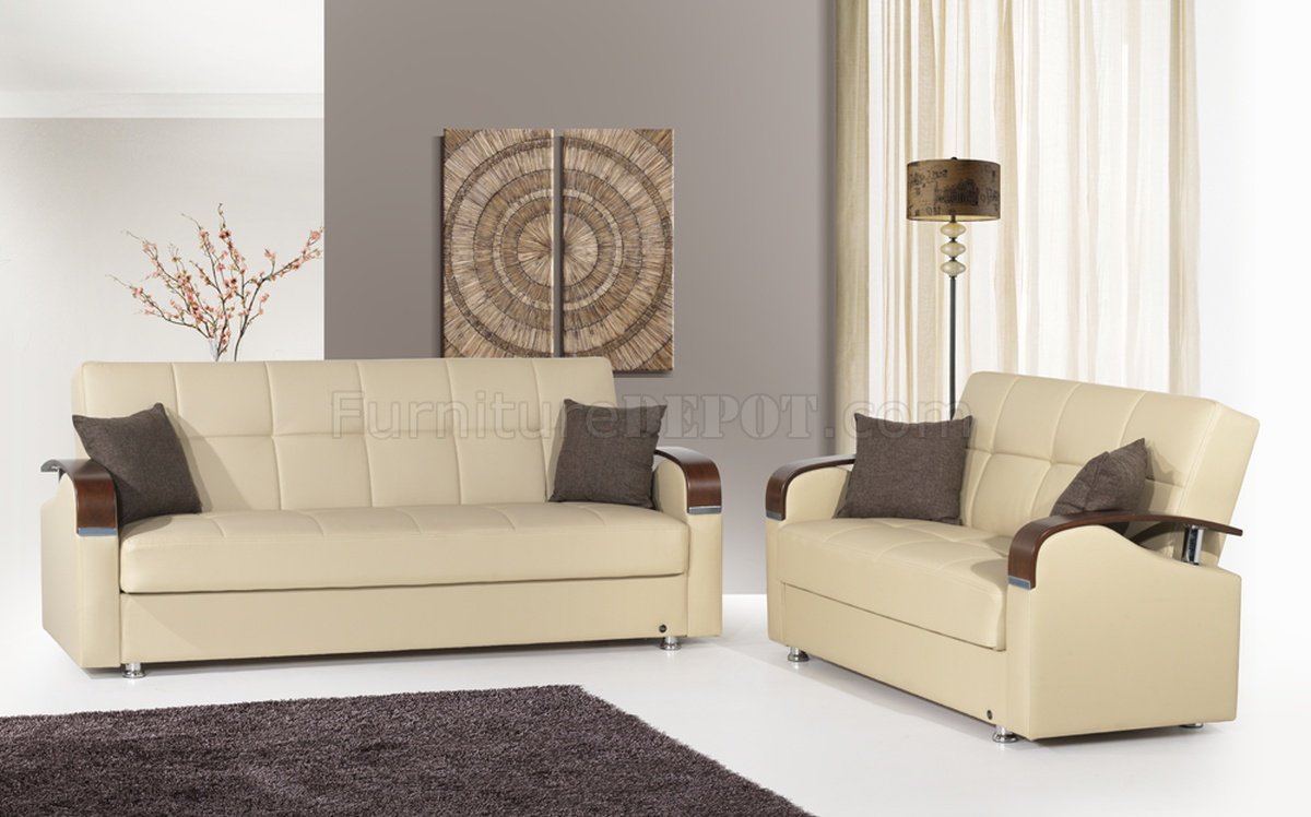 platinum bonded leather sofa bed 15601