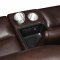 Longport Power Motion Sofa 610481P Dark Brown -Coaster w/Options