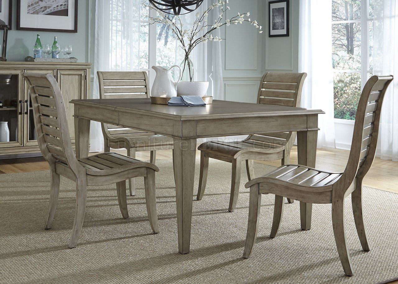 Grayton Grove Dining Table 5Pc Set 573-DR - Driftwood by Liberty