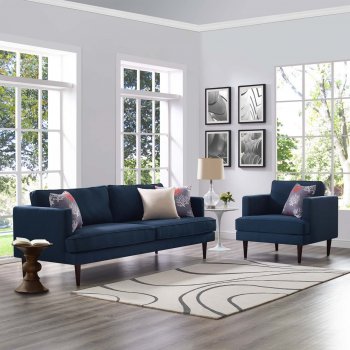 Agile Sofa in Blue Fabric by Modway w/Options [MWS-3057 Agile Blue]
