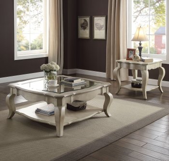 Chelmsford Coffee Table 86050 in Antique Taupe by Acme w/Options [AMCT-86050-Chelmsford]
