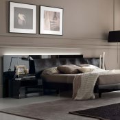 Nightfly Black Bedroom by Rossetto w/Optional Casegoods