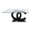 D2207DT Dining Table Black by Global w/Optional Gray Chairs