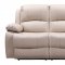 Winnfield Power Motion Sofa & Loveseat Set Taupe Leather Italia