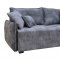 Nino Sofa Bed in Gray Fabric by ESF