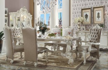 Versailles Dining Table 61145 in Bone White by Acme w/Options [AMDS-61145 Versailles]