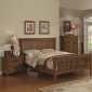 Mission Style Medium Oak Finish Bedroom w/Optional Items