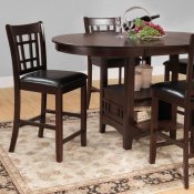Junipero 2423 Counter Height Dining Table 5Pc Set by Homelegance