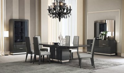 Valentina Dining Table in Grey by J&M w/Optional Items
