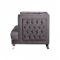 Hegio Chair 55267 in Gray Velvet by Acme w/Options