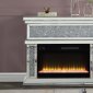 Noralie Electric Fireplace AC00511 in Mirrored by Acme