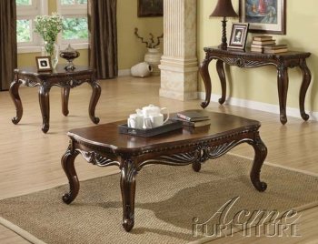 80064 Remington Coffee Table in Brown Cherry by Acme w/Options [AMCT-80064 Remington]