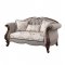 Miyeon Sofa in Fabric & Cherry 55365 by Acme w/Options
