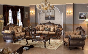 Seville Sofa 693 in Fabric by Meridian w/Optional Items [MRS-693 Seville]