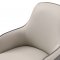 Brunswick Arm Chair Set of 2 by J&M in Two-Tone Eco-Leather