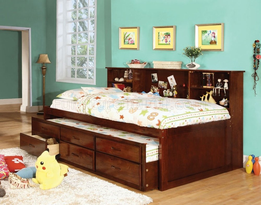 CM7583CH Hardin Kids Platform Bed in Cherry - Click Image to Close