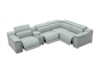 Hartley Power Motion Sectional Sofa Light Gray by Beverly Hills [BHSS-Hartley Light Gray]