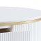 Daveigh Coffee Table 3Pc Set LV02464 in White & Gold by Acme