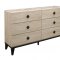 Whiting 5Pc Bedroom Set 1524 in Natural & Gray by Homelegance