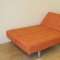 Pumpkin, Camel, Beige or Chocolate Microfiber Modern Sofa Bed