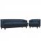 Coast Sofa in Azure Fabric by Modway w/Options